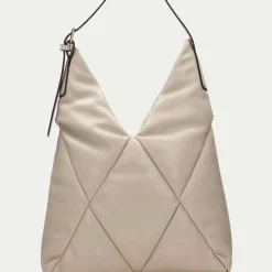 Women Hispanitas Beige Quilted Bag