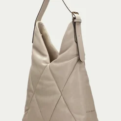 Women Hispanitas Beige Quilted Bag