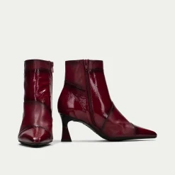 Women Hispanitas Dalia Red Ankle Boot