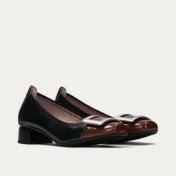 Women Hispanitas Salama Rio Ballerina Forest Green & Brown