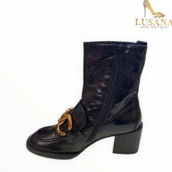 Women Hogl Black Patent Boot