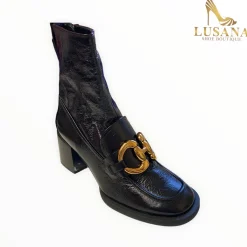 Women Hogl Black Patent Boot
