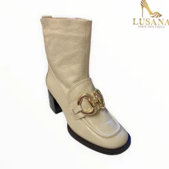 Women Hogl Cream Ankle Boot