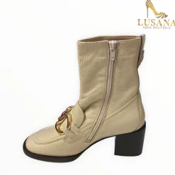 Women Hogl Cream Ankle Boot