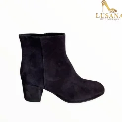 Women Hogl Navy Suede Ankle Boot