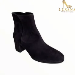Women Hogl Navy Suede Ankle Boot