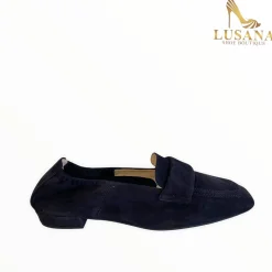 Women Högl Hogl Navy Suede Loafer