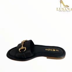 Women Le Babe Black Slider