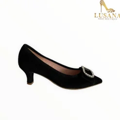 Women Le Babe Black Suede Shoe
