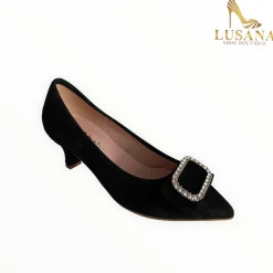 Women Le Babe Black Suede Shoe