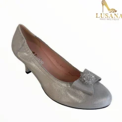 Women Le Babe Luce Grigio Court Shoe (Style 3047)