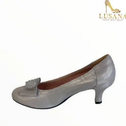 Women Le Babe Luce Grigio Court Shoe (Style 3047)