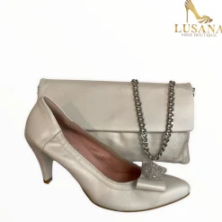 Women Lusana Shoe Boutique Le Babe Nappa Elegant Perla