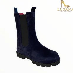 Women Le Babe Navy Suede Boot