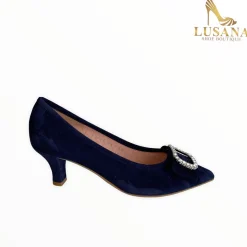 Women Le Babe Navy Suede Shoe