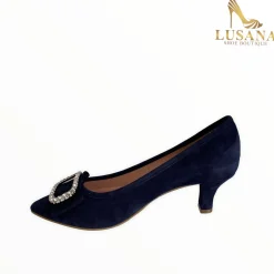 Women Le Babe Navy Suede Shoe