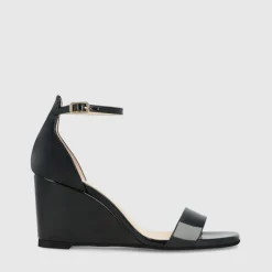 Women LODI Lismer Black Wedge Sandal