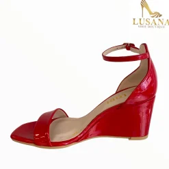 Women LODI Lismer Red Wedge Sandal