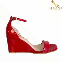 Women LODI Lismer Red Wedge Sandal