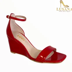 Women LODI Lismer Red Wedge Sandal
