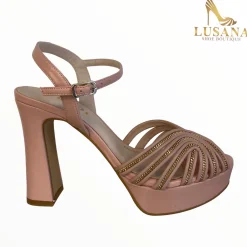 Women LODI Tidena Nude Platform Sandal
