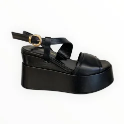 Women Marco Moreo Black Platform Sandal