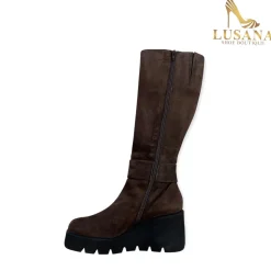 Women Marco Moreo Brown Suede Boot