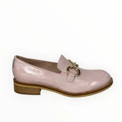 Women Marco Moreo Pink Patent Leather Loafer