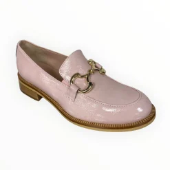 Women Marco Moreo Pink Patent Leather Loafer