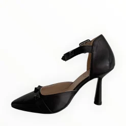 Women Marian Black Leather Shoe
