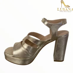 Women Marian Champagne Platform Sandal