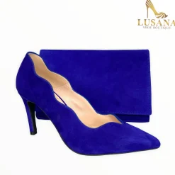 Women Marian Electric Blue Court Shoe