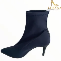 Women Marian Navy Sock Boot