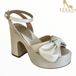 Women Marian Off White Platform Sandal
