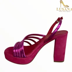 Women Marian Pink Metallic Sandal