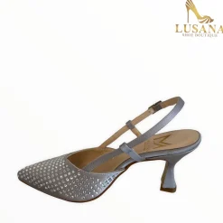 Women Marian Silver Grey Slingback