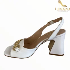 Women Marian White Sling Back Sandal