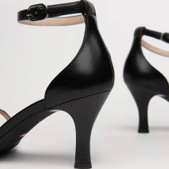 Women NeroGiardini Black Ankle Strap Sandal