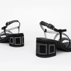 Women NeroGiardini Black Sandals
