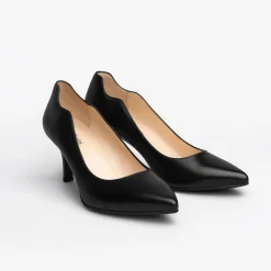 Women NeroGiardini Nappa Nero Low Heel