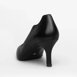 Women NeroGiardini Nappa Nero Low Heel