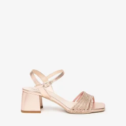 Women NeroGiardini Rose Gold Sandal