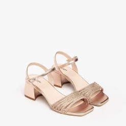Women NeroGiardini Rose Gold Sandal