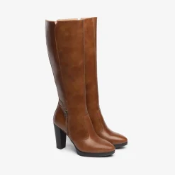 Women NeroGiardini Tan Knee High Boot