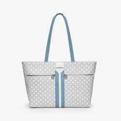 Women NeroGiardini White Tote Bag