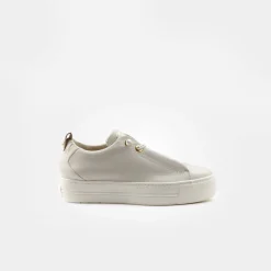Women Paul Green Beige Leather Trainer