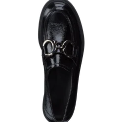 Women Paul Green Black Chunky Loafer