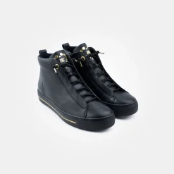 Women Paul Green Black Hi Top