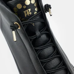 Women Paul Green Black Hi Top