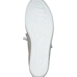 Women Paul Green Cream Leather Trainer